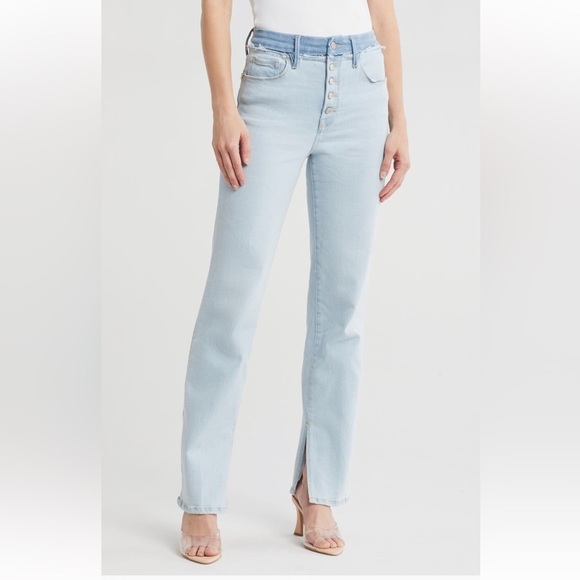 Good American Denim - Good American Light Blue Flare Jeans